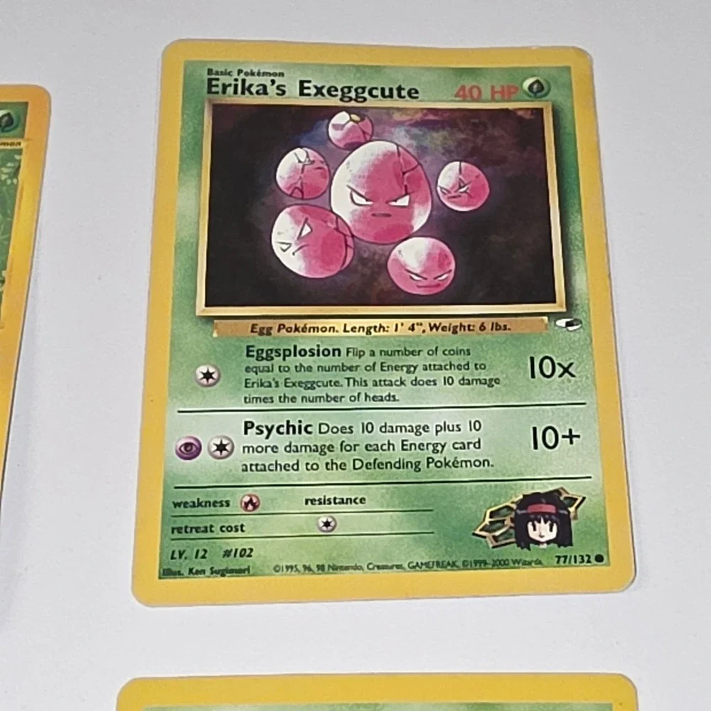 Pokemon Card Lot Exeggutor Aquapolis 12/147 Erika's Exeggcute Jungle Italian